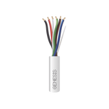 Carrete de 305 Metros (1000 Pies) / Cable de Cobre / 6 x 18 AWG / Plenum / Para Interior / Color Blanco / Para Aplicaciones de Alarmas de Intrusión/Control de Acceso/ Automatización / Interfonos y Tv Porteros