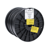 Bobina de 305 Metros (1000 Pies) Cat5e con Gel para Exterior, Color Negro, para Aplicaciones en Sistemas de Redes de Datos y Cableado Estructurado. Uso Intemperie.