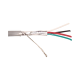Cable 4 x 18 AWG / Blindado / 305 Metros (1000 Pies) / Riser / UL / Color Gris / Hecho en México