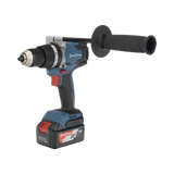Rotomartillo Inalámbrico 20V / Motor Brushless / Broquero 1/2 in / 120 Nm Par Máximo / 2 Baterías 4.0Ah con Cargador y Maletín