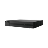 DVR 16 Canales TurboHD + 16 Canales IP / 8 Megapíxel (4K) / Audio por Coaxitron / ACUSENSE Lite / 2 Bahías de Disco Duro / H.265+ / Salida en Video en 4K