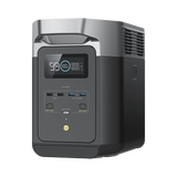 EcoFlow DELTA 2 MAX | Estación de Energía Portátil 2048Wh Litio LFP / 6 AC 2400 W (Max. 3400W) / 2 USB-C 100W / Capacidad para Aumentar Respaldo / Soporta Cargador de Coche 10A a 12.6V / Conectividad WiFi y Bluetooth (App) / Carga Sol