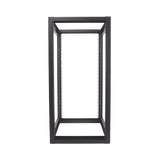 Rack Estándar 19" de 4 Postes, Acero, 24 Unidades, Profundidad Ajustable.