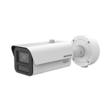 Bala IP 4 Megapixel / Lente Mot. 2.8 - 12 mm / 60 mts IR EXIR / 2 Analiticos Simultaneos / DeepinView / SSD Integrado 1 TB / IP67 / IK10 / H.265+ / WDR 150 dB / Captura Facial / Búsqueda por Atributos / Micro SD