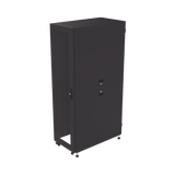 Gabinete para Telecomunicaciones Rack Estándar de 19", 42UR, 600 mm Ancho x 1000 mm Profundidad. Fabricado en Acero, Se envía el Gabinete Armado.