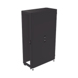 Gabinete Profesional para Telecomunicaciones de 45UR, 1200 mm Profundidad, Incluye 2 Organizadores Verticales de 45 Unidades de Rack, Se envía el Gabinete Armado.