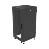 Gabinete Profesional para Telecomunicaciones de 19in, Instalación a Piso, 24UR, 600 mm Profundidad, Se envía el Gabinete Armado.