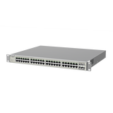 Switch Administrable Capa 3 con 48 puertos Gigabit PoE 802.3af/at + 4 SFP+ para fibra 10Gb, gestión gratuita desde la nube, 740W
