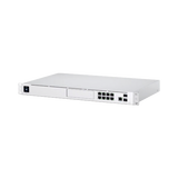 UniFi OS Console: Dream Machine Pro, con 1 puerto WAN Gigabit RJ45, 1 puerto WAN 10G SFP+ / 8 puertos LAN Gigabit RJ-45, y una bahía de HDD 3.5" (No incluye HDD), Integra todas las aplicaciones UniFi