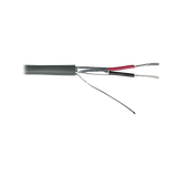 Cable 2 x 18 AWG / Blindado / 305 Metros (1000 Pies) / Riser / UL / Color Gris / Hecho en México