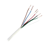 Bobina de Cable de 152 Metros (500 Pies) de 6 x 20 AWG / Blindado / Color Blanco / Aplicaciones en Control de Acceso, Audio e Instrumentación