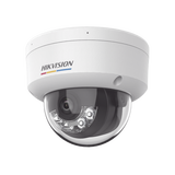 [Dual Light + ColorVu] Domo IP 6 Megapixel / Lente 2.8 mm / 30 mts IR + 30 mts Luz Blanca / Micrófono Integrado / ACUSENSE Lite / Exterior IP67 / IK08 / dWDR / PoE / Micro SD