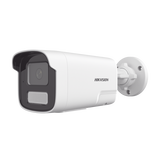 [PROTECCIÓN ACTIVA] Bala IP 4 Megapíxel / Motion Detection 2.0 (Detección de Humanos y Vehiculos) / Lente 4 mm / Audio de Dos Vías / Luz Intermitente y Alerta de Audio / 50 Mts IR EXIR 2.0 / Exterior IP67 / WDR 120 dB / PoE