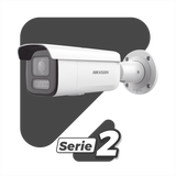 [Dual Light + 2 Micrófonos Integrados] Bala IP 2 Megapixel / Lente Mot. 2.8 a 12 mm / 60 mts Luz Blanca + 60 mts IR / ACUSENSE / Exterior IP67 / IK10 / WDR 120 dB / PoE+ / Alarmas I/O / Micro SD / Metal / IK10 / ACUSEEK