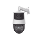 [TandemVu] PTZ IP 4 Megapixel con Cámara Panoramica 6 Megapixel / 25X Zoom / 200 mts IR / 30 mts Luz Blanca / ACUSENSE / IP66 / Alerta Audible y Luz Estroboscopica / Autoseguimiento / Hi-PoE / Alarmas I/O / Ultra Baja Iluminación / Micro SD