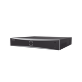 NVR 12 Megapixel (4K) / 16 canales IP / 16 Puertos PoE+ / AcuSense (Evita Falsas Alarmas) / Reconocimiento Facial / 4 Bahías de Disco Duro / Switch PoE 300 mts / HDMI en 4K / Alarmas I/O