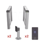 Kit de Torniquete con Terminales Faciales incluidas / Montajes Incluidos / Izquierdo y Derecho / Carril de 90 cms / 3,000,000 MCBF / 4 Pares de IR