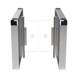 Torniquete Swing PREMIUM / Iluminación LED / 12,000,000 Ciclos MCBF / Incluye Lectores de Tarjeta y Panel de Acceso / 14 Pares de IR / Carril de 90 cms / Compatible con Reconocimiento Facial / Incluye Izquierdo y Derecho