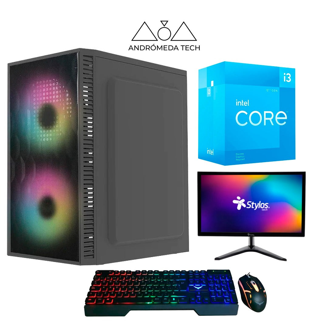PC ANDROMEDA -  CORE I3 + Monitor, Teclado y Mouse