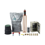 Kit de tierra Física Modelo TG45K con Electrodo Magnetoactivo 50 x 11.5 cm, Capacidad Max: 45 AMP