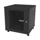 Gabinete Profesional para Telecomunicaciones de 12UR, 638 mm Profundidad.
