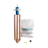 Electrodo Puesta a Tierra 200A / Cobre Electrolítico / Diseño Delta / Filtro Equipotencial / Compuesto 12 kg / Exterior