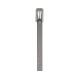 Cincho PanSteel de Acero Inoxidable Tipo 304, 362mm largo x 4.6mm ancho, Color Metálico, Paquete de 100pz