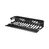 Organizador de Cables Horizontal NetManager de Alta Densidad, Sencillo (Solo Frontal), Para Rack de 19in, 2UR
