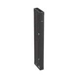 Organizador Vertical PatchRunner™, Doble (Frontal y Posterior), Para Rack Abierto de 45 Unidades, 6in de Ancho, Color Negro