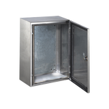 Gabinete de Acero Inoxidable IP66 Uso en Intemperie (200 x 300 x 150 mm) con Placa Interna Galvanizada.