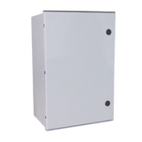 Gabinete de Poliéster IP55 Uso en Exterior (800 x 1000 x 300 mm) con Placa Trasera Interior de Plástico (Incluye Chapa y Llave).