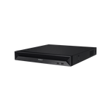 NVR 8 Megapíxel / 16 canales / H.265 / P2P Wisenet / 16 puertos PoE / 128Mbps