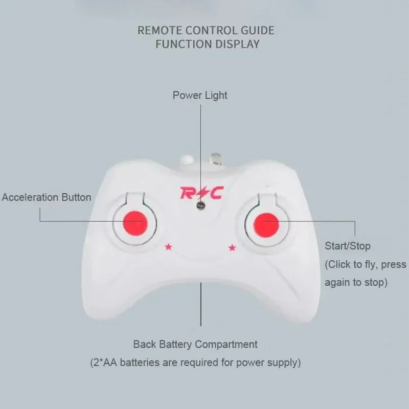 Avión de Control remoto resistente a choques, helicóptero de inducción, Dron suspendido de modo Dual, juguete con iluminación