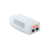 Inyector POE para Aplicación Solar, Entrada 18-36 Vcc, Salida en 56 Vcc, 802.3 af/at, 10/100/1000 Mbps, Hasta 35 Watts