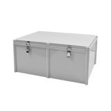 Gabinete Plástico para Exterior (IP65) de 560 X 380 x 265 mm Cierre por broche.