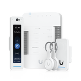 UniFi Access Kit de Inicio Gen2 Profesional para 1 puerta, (1) Lector NFC con pantalla táctil, audio 2 vías y cámara / (1) Lector NFC y de movimiento UA-G2 / Hub para conexiones para controlar una puerta con salida POE y energizar acc