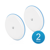 Kit UniFi Building Bridge de 1+ Gbps en 60 GHz con radio redundante en 5 GHz, alcance de hasta 500 m