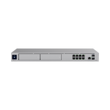 UniFi Dream Machine Pro Max – Cloud Gateway Empresarial con Soporte para 150 Dispositivos y 2000 Clientes, 5 Gbps de Ruteo con IDS/IPS, 2 Bahías para HDD 3.5”, SSD Interno de 128 GB, Failover, Balanceo de Carga y VPN/SD-WAN
