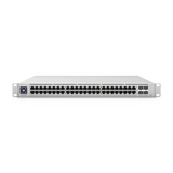 UniFi Switch Enterprise administrable capa 3, 48 puertos 2.5GbE RJ45 POE+, 4 puertos 10G SFP+, 720W, con pantalla táctil de 1.3"