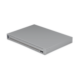 UniFi Switch Pro Max 24 POE, 24 puertos (8 puertos POE++ 2.5 GbE y 16 puertos GbE POE+), 2 puertos SFP+ 10G, 400W, pantalla táctil