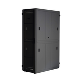 Gabinete FlexFusion™ XGL (Light) para Centros de Datos, 42 UR, 800 mm de Ancho, 1070 mm de Profundidad, Fabricado en Acero, Color Negro