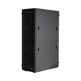 Gabinete FlexFusion™ XGL (Light) para Centros de Datos, 42 UR, 800 mm de Ancho, 1200 mm de Profundidad, Fabricado en Acero, Color Negro