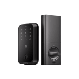 Cerradura Inteligente con Huella Digital LNDU HK01W / WiFi Integrado / Compatible Apple HomeKit / Teclado Táctil / 8 Baterías AA / Escaneo iPhone-Apple Watch-Fob / Bloqueo Manual y Automático / Exterior IP54