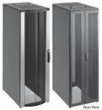 Gabinete para Servidores ProLine FloTek 42 UR Con Puertas Perforadas Alta Ventilación, Profundidad Extendida 1200 mm y Ancho 600 mm Acero Color Negro
